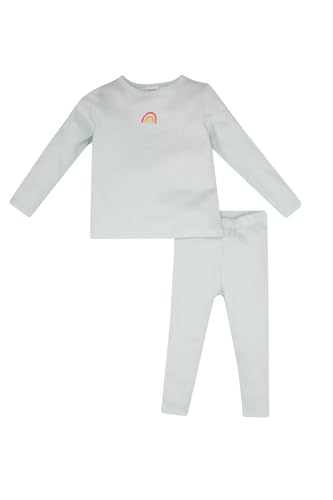 DeFacto Baby Girls B9239a5 Pajama Set, Lt.Blue, 9-12 Monate von DeFacto