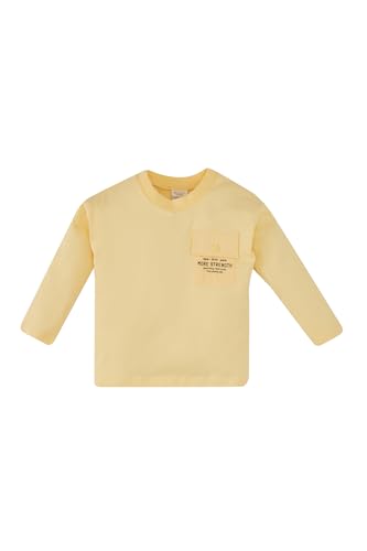 DeFacto Baby - Jungen C0637a5 T-Shirt, Lt.yellow, 9-12 Monate EU von DeFacto
