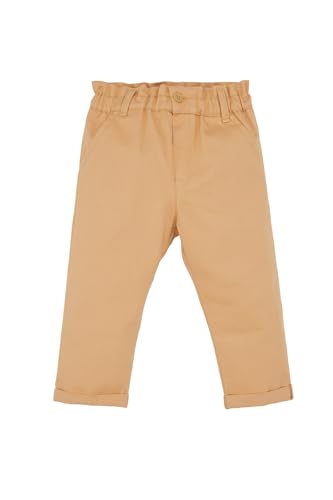 DeFacto Baby Mädchen Hose - Babykleidung Hosen Mädchen,Camel,18-24 Monate von DeFacto