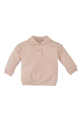 DeFacto Baby Mädchen Pullover, süßer Baby Pullover mit Langen Ärmeln - kuscheliges Baby Sweatshirt niedliches Baby Shirt Langarm für Mädchen, hochwertiger Kinderpullover,Rose,18-24 Monate von DeFacto