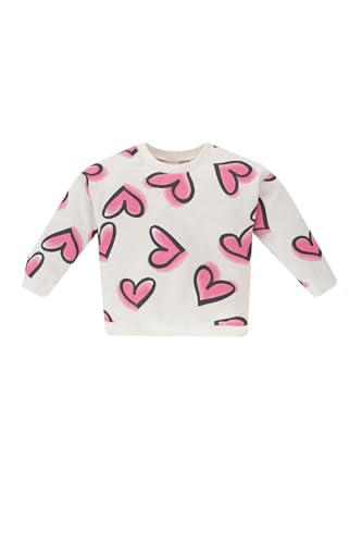 DeFacto Baby Mädchen Pullover, süßer Baby Pullover mit Langen Ärmeln - kuscheliges Baby Sweatshirt niedliches Baby Shirt Langarm für Mädchen, hochwertiger Kinderpullover,Lt.pink,24-3 Jahre von DeFacto