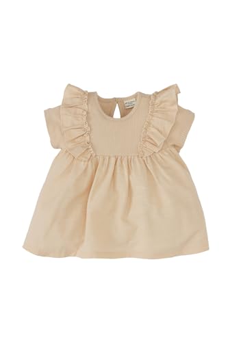 DeFacto Baby Mädchen T-Shirt unverzichtbare Neugeborenen Baby Essentials - niedliches Baby T-Shirt für Mädchen hochwertiges Babyshirt Designs von DeFacto