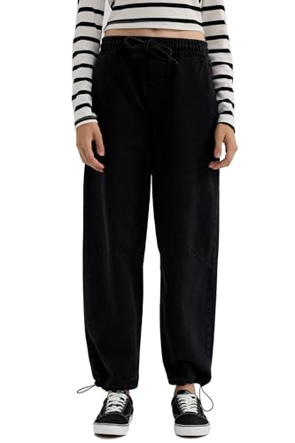 DeFacto Bootcut Jeans Damen Bootcut High Waist Jeans Damen Stretch Schlaghose Wide Leg Jeans Damen Jeans Bootcut Weite Hose Damen Flared Jeans Hose Damen Jeanshose Stretch Jogger Fit von DeFacto