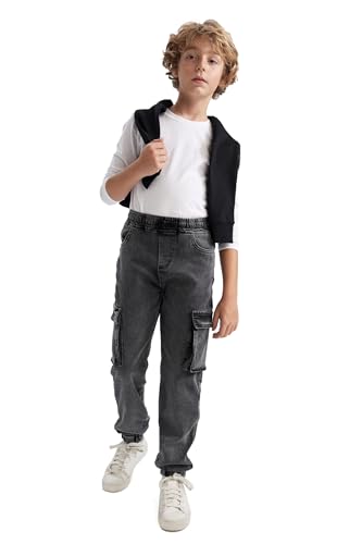 DeFacto Boy Regular Fit gestrickte Jogger Für Jungen Cargo Fit von DeFacto