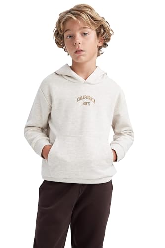 DeFacto Hoodie Jungen - Jungen Kapuzenpullover Regular Fit Hooded von DeFacto