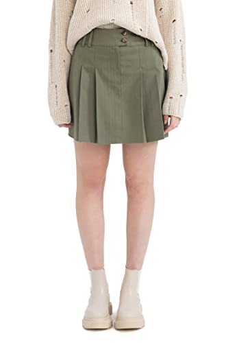 DeFacto Damen A0009AX Skirt, LT.Khaki, 38 DeFacto Damen A0009AX Skirt, LT.Khaki, 38 von DeFacto