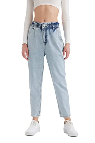 DeFacto Damen A0690AX Jeans, LT.Blue, 34 von DeFacto