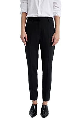 DeFacto Damen A1124AX Casual Pants, Black, 38 von DeFacto