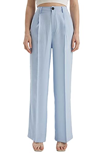 DeFacto Damen A1138AX Casual Pants, LT.Blue, 36 von DeFacto