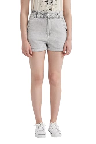 DeFacto Damen A2609ax Shorts, Grau, 38 EU von DeFacto