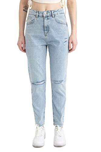 DeFacto Damen A3475AX Jeans, LT.Blue, 32 von DeFacto
