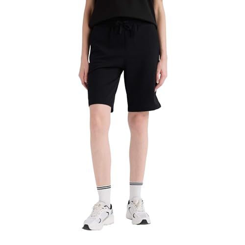 DeFacto Damen Bermuda Jeans Shorts - Hosen Stretch Shorts Jeanshose Black L DeFacto Damen Bermuda Jeans Shorts - Hosen Stretch Shorts Jeanshose Black L von DeFacto