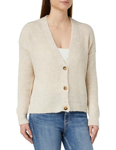 DeFacto Damen Cardigan - Stilvolle Modische Damen Strickjacke Regular Fit V Neck von DeFacto