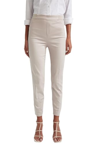 DeFacto Damen J8743az Casual Pants, L.beige, 38 EU von DeFacto