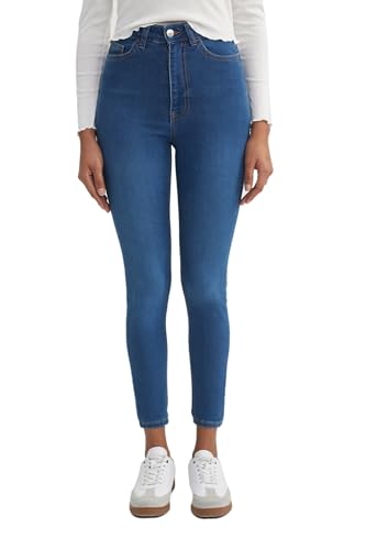 DeFacto Damen Jean - Stilvolle Hosen modische Jeggings und Bequeme Jeanshose für Frauen Jeans und Hose für Damen von DeFacto