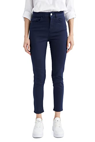 DeFacto Damen M0649az Casual Pants, Navy, 38 EU von DeFacto