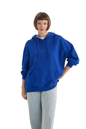 DeFacto Damen Pullover - Modischer Hoodie Sweatshirt und Kapuzenpullover für Damen - Auswahl an Hoodies von DeFacto