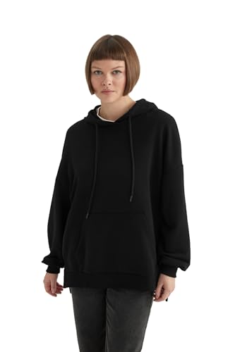 DeFacto Damen Pullover - Modischer Hoodie Sweatshirt und Kapuzenpullover für Damen - Auswahl an Hoodies von DeFacto