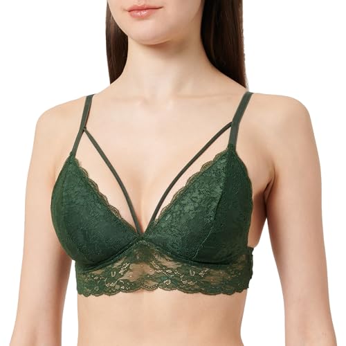 DeFacto Damen Sport-BHS Bequeme Sportbhs für Damen mit Push-up Effekt, Push-up BH ohne Bügel, Sport Bustier Damen - Stilvoll und Unterstützend Triangle von DeFacto