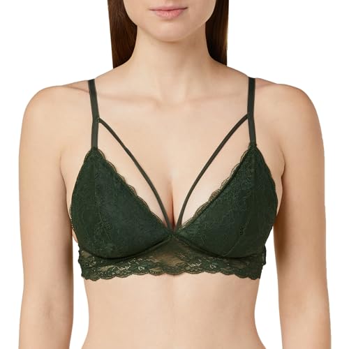 DeFacto Damen Sport-BHS Bequeme Sportbhs für Damen mit Push-up Effekt, Push-up BH ohne Bügel, Sport Bustier Damen - Stilvoll und Unterstützend Triangle von DeFacto