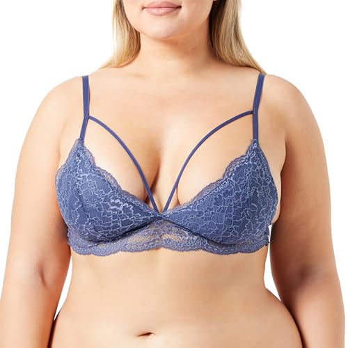 DeFacto Damen Sport-BHS Bequeme Sportbhs für Damen mit Push-up Effekt, Push-up BH ohne Bügel, Sport Bustier Damen - Stilvoll und Unterstützend Triangle von DeFacto