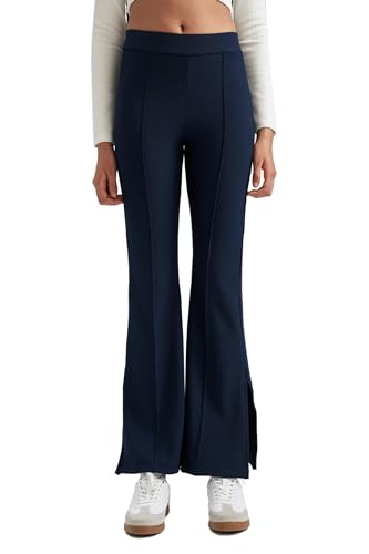DeFacto Damen Sport Leggings - Hochwertige Activewear für Gym & Freizeit - Bequeme Gym Leggings Damen Flare Fit von DeFacto