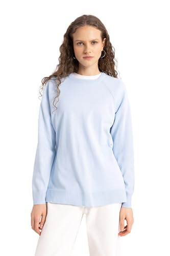 DeFacto Damen Strickmode - Stilvolle Strickpullover Blusen & Tuniken für Damen - Auswahl an Pullover - Feinstrickpullover Strickjacken und Pulli von DeFacto