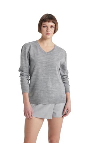 DeFacto Damen Strickmode - Stilvolle Strickpullover Blusen & Tuniken für Damen - Auswahl an Pullover - Feinstrickpullover Strickjacken und Pulli von DeFacto