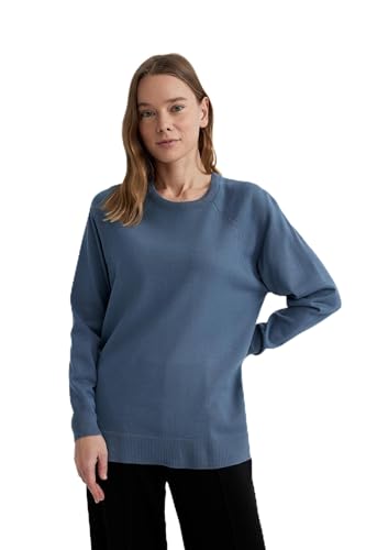DeFacto Damen Strickmode - Stilvolle Strickpullover Blusen & Tuniken für Damen - Auswahl an Pullover - Feinstrickpullover Strickjacken und Pulli von DeFacto