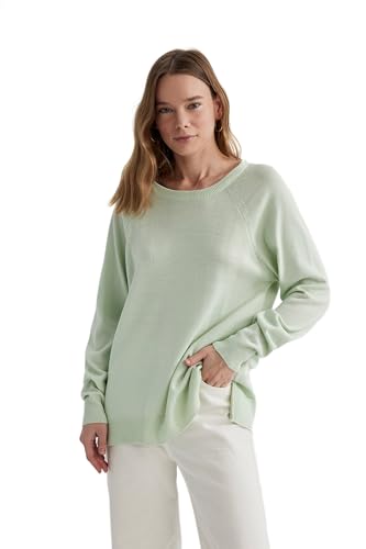 DeFacto Damen Strickmode - Stilvolle Strickpullover Blusen & Tuniken für Damen - Auswahl an Pullover - Feinstrickpullover Strickjacken und Pulli von DeFacto