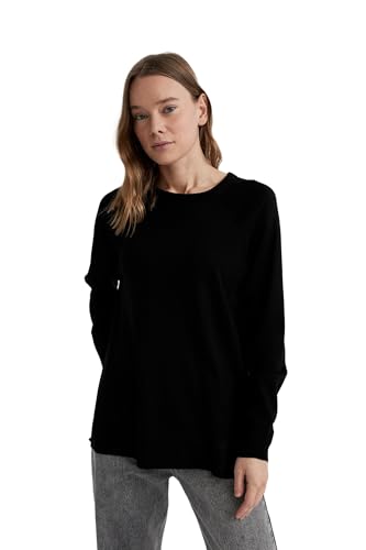 DeFacto Damen Strickmode - Stilvolle Strickpullover Blusen & Tuniken für Damen - Auswahl an Pullover - Feinstrickpullover Strickjacken und Pulli von DeFacto