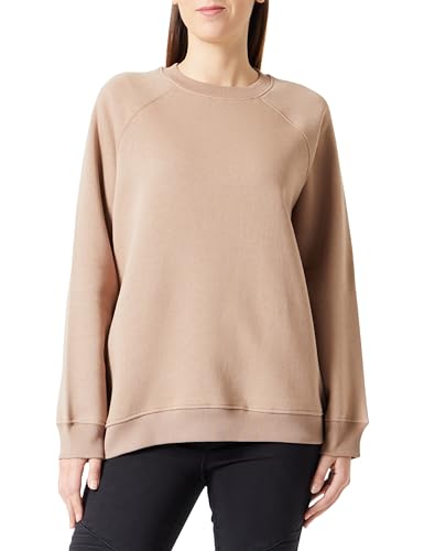 DeFacto Damen Sweatjacke und Sweatshirt - Bequeme Damenbekleidung ohne Kapuze Oversize Fit Crew Neck von DeFacto