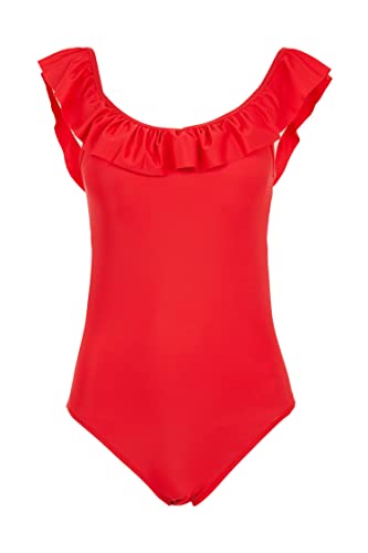 DeFacto Damen T3655AZ One Piece Swimsuit, RED, XL von DeFacto