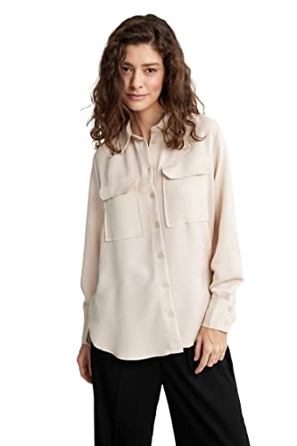 DeFacto Damen T6889AZ Tunic Shirt, BEIGE, L von DeFacto