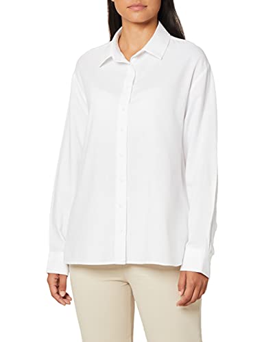 DeFacto Damen V2521AZ Tunic Shirt, White, M von DeFacto