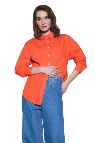 DeFacto Damen V3984AZ Tunic Shirt, ORANGE, L von DeFacto