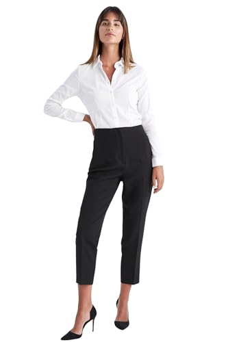DeFacto Damen W9757az Casual Pants, Schwarz, 38 EU DeFacto Damen W9757az Casual Pants, Schwarz, 38 EU von DeFacto