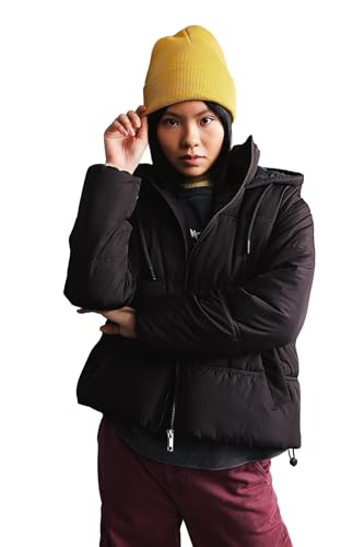 DeFacto Damen Winterjacke Jacke Mantel - Stilvolle Damenbekleidung für die kalte Jahreszeit - Eleganter Wintermantel für Damen in langer Ausführung Relax Fit Hooded von DeFacto