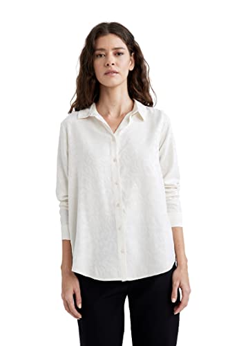 DeFacto Damen Y4662AZ Tunic Shirt, Sand, XL von DeFacto