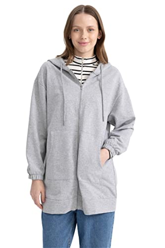 DeFacto Damen Z2086AZ Cardigan Sweater, GRİMELANJ-820-13, 3XL DeFacto Damen Z2086AZ Cardigan Sweater, GRİMELANJ-820-13, 3XL von DeFacto