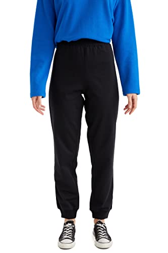 DeFacto Damen Z2087az Pants, Schwarz, L EU von DeFacto