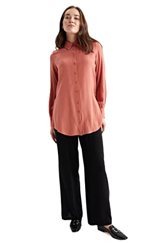 DeFacto Damen Z3538AZ Tunic Shirt, Tile, M von DeFacto