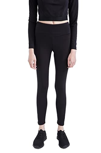 DeFacto Damen Z3733AZ Leggings, Black, M von DeFacto