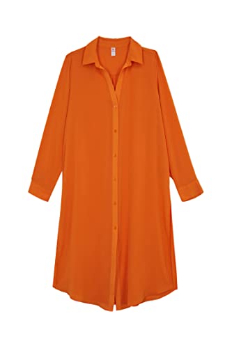 DeFacto Damen Z4603az Swimwear Cover Up, Orange, S EU von DeFacto