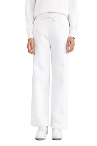 DeFacto Damen Z6572AZ Sweatpants, White, M von DeFacto