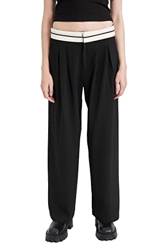 DeFacto Damen Z9240AZ Casual Pants, Black, 38 von DeFacto