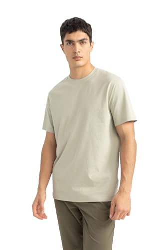 DeFacto Men's V7699AZ T-Shirt, LT.Khaki, XXL DeFacto Men's V7699AZ T-Shirt, LT.Khaki, XXL von DeFacto
