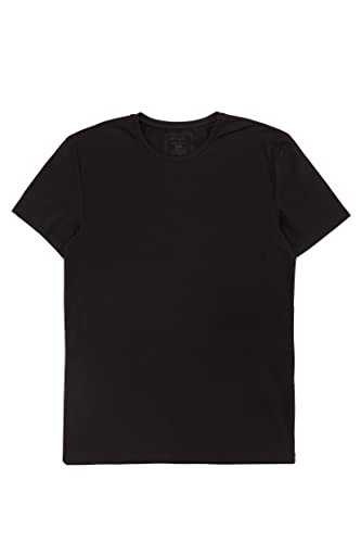 DeFacto Herren Gestrickt T-Shirt Gestrick Obertail für Herren Black,S von DeFacto