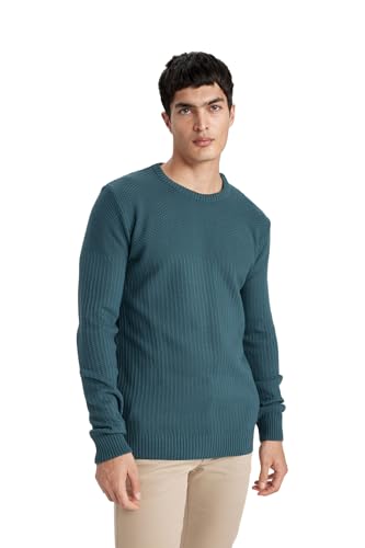 DeFacto Herren Pullover - Stilvolle an Rollkragenpullover - Strickjacken & Strickpullover für Herren - Pullover und Strickjacken für jeden von DeFacto