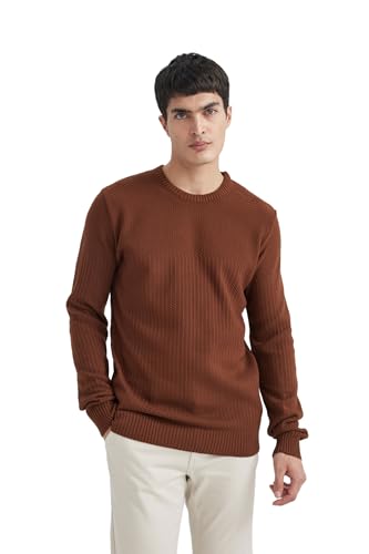 DeFacto Herren Pullover - Stilvolle an Rollkragenpullover - Strickjacken & Strickpullover für Herren - Pullover und Strickjacken für jeden von DeFacto